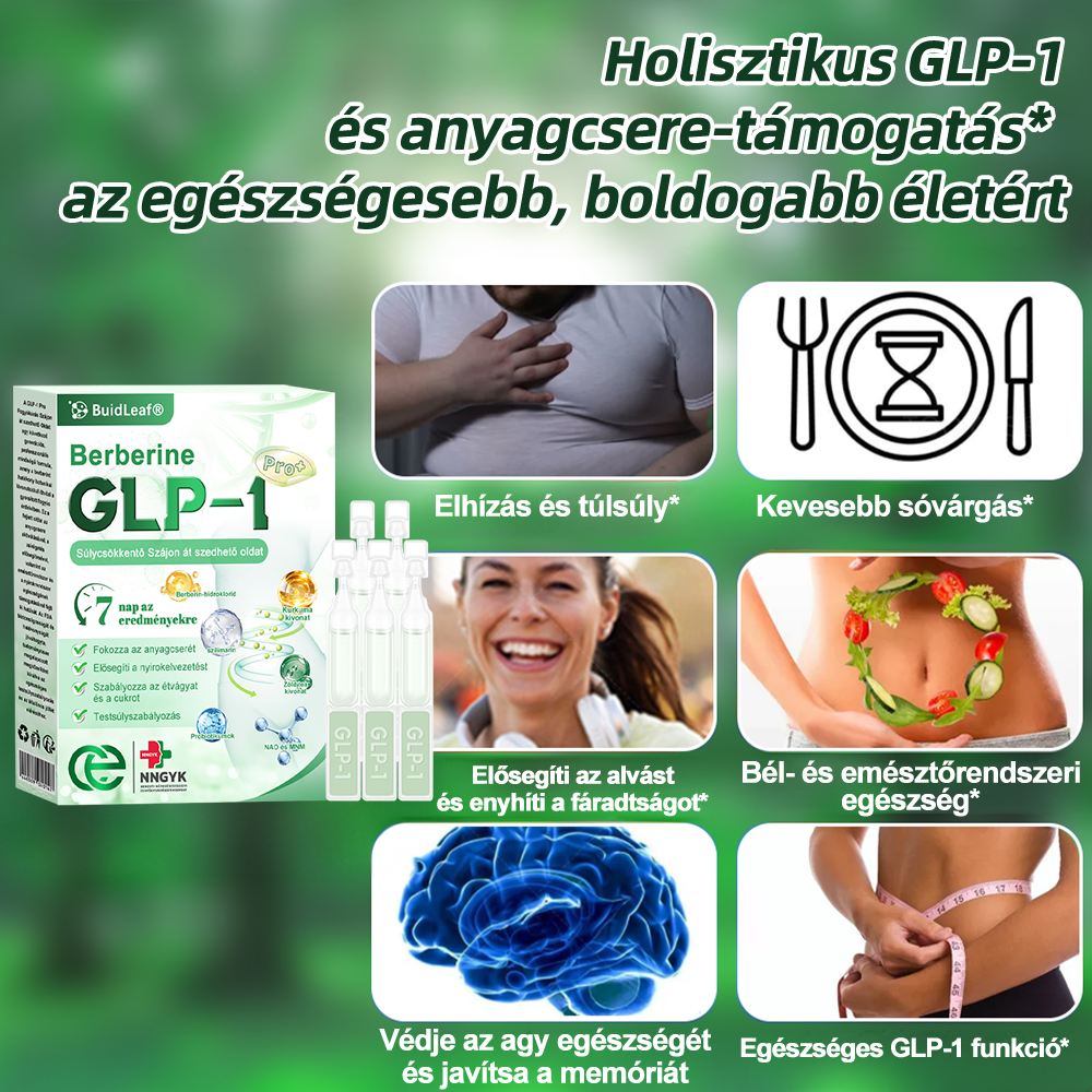 đż Klinikai kutatĂĄsokkal igazolt | A BuildLeafÂź Berberine GLP-1 Pro SĂșlycsökkentĆ SzĂĄjon ĂĄt szedhetĆ oldat segĂthet a makacs sĂșlytöbblet, anyagcsere- Ă©s energiaproblĂ©mĂĄk kezelĂ©sĂ©ben, tĂĄmogatva a jobb közĂ©rzetet Ă©s vitalitĂĄst