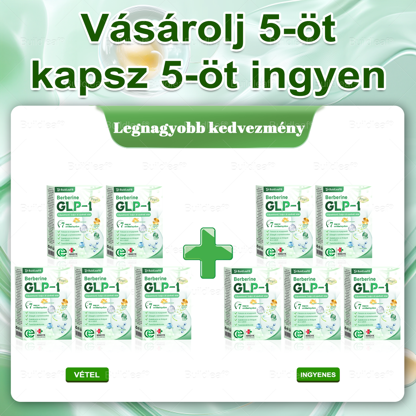 đż Klinikai kutatĂĄsokkal igazolt | A BuildLeafÂź Berberine GLP-1 Pro SĂșlycsökkentĆ SzĂĄjon ĂĄt szedhetĆ oldat segĂthet a makacs sĂșlytöbblet, anyagcsere- Ă©s energiaproblĂ©mĂĄk kezelĂ©sĂ©ben, tĂĄmogatva a jobb közĂ©rzetet Ă©s vitalitĂĄst